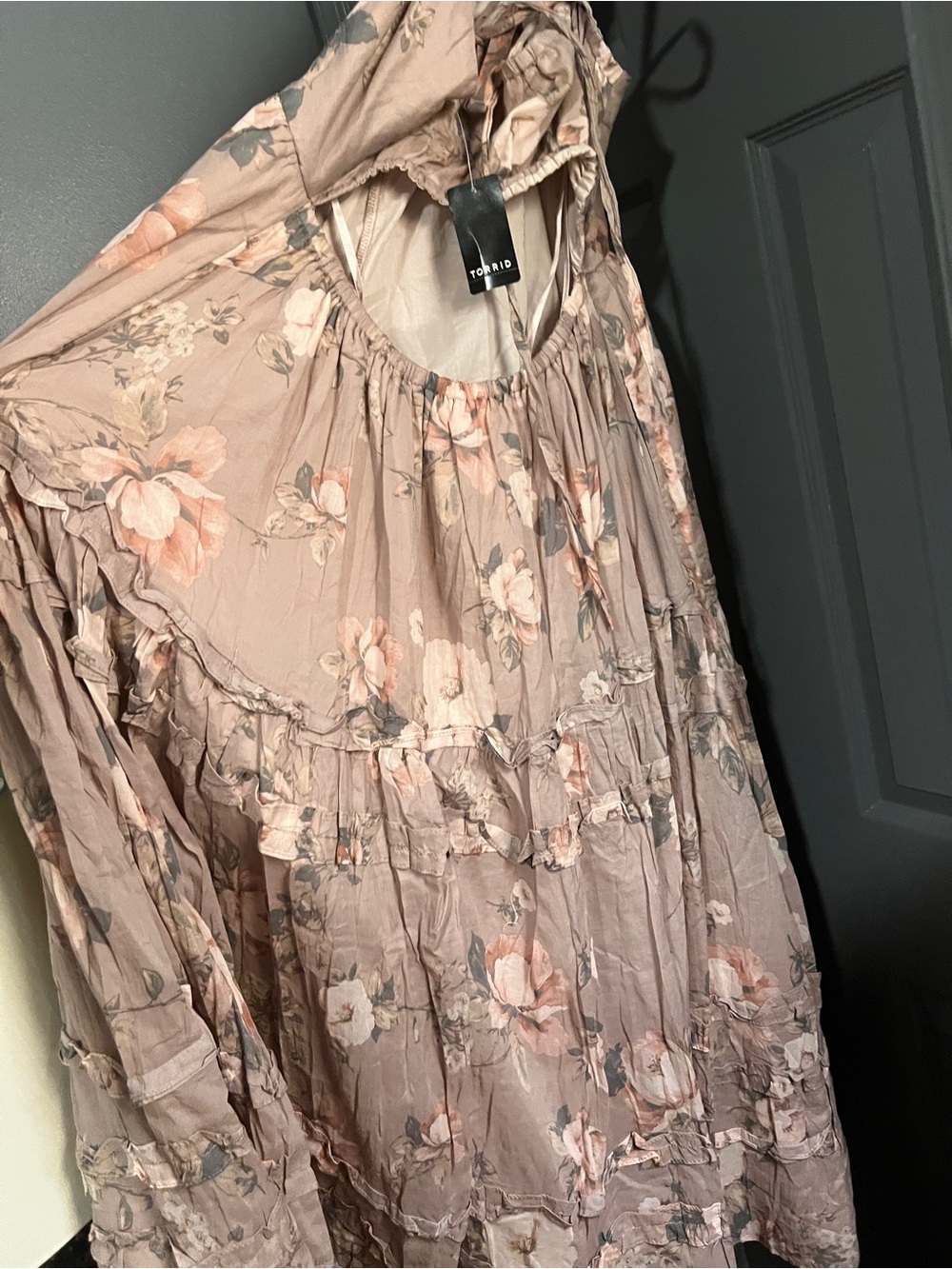 Torrid Festi Cross-Front Halter Maxi Dress - Picture 5 of 6